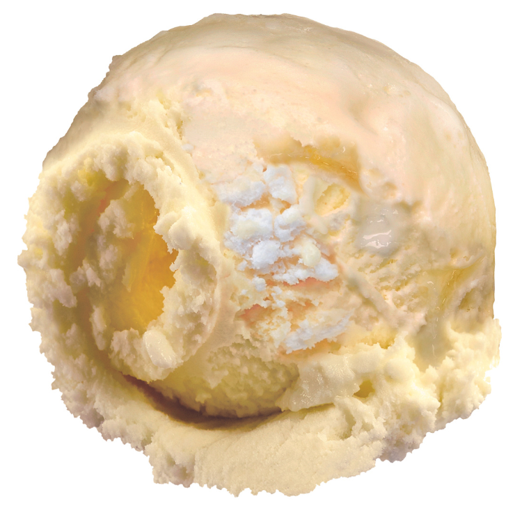 Lemon meringue ice cream