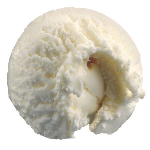 Plant-based vanilla ice cream