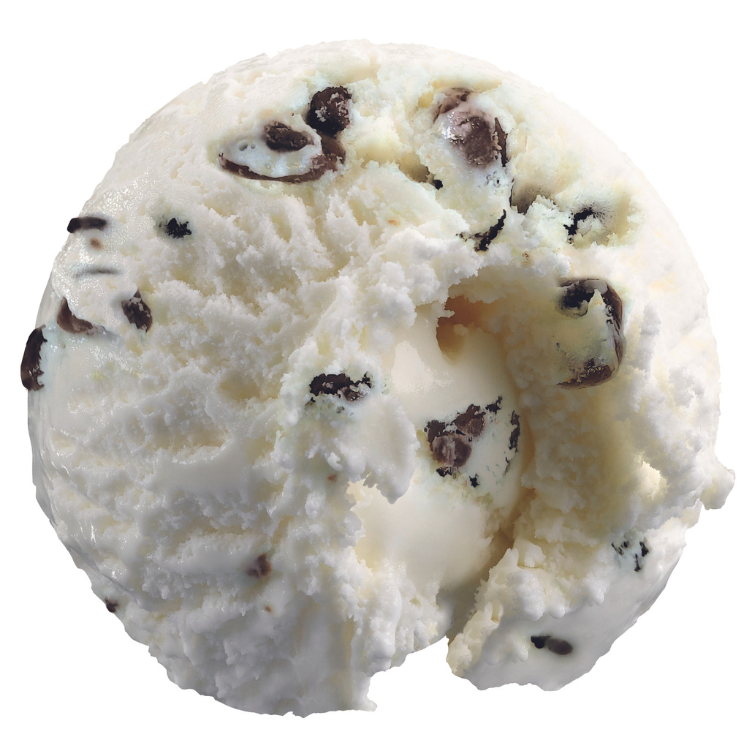 White chocolate and honeycomb ice cream